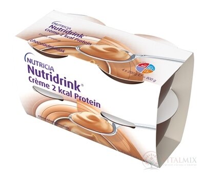 Nutridrink Crème 2 kcal Protein s čokoládovou príchuťou 24x200 g (4800 g)