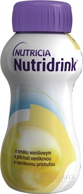 NUTRIDRINK vanilková príchuť (fľaška) 4x200 ml