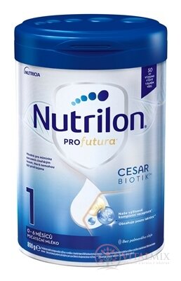 Nutrilon 1 Profutura CESARBIOTIK počiatočná dojčenská výživa (0-6 mesiacov) 1x800 g