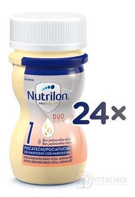 Nutrilon 1 Profutura DUOBIOTIK RTF počiatočná dojčenská výživa (od narodenia), tekutá (inov.2023) 24x70 ml (1680 ml)