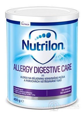 Nutrilon ALLERGY DIGESTIVE CARE mliečna výživa v prášku (od narodenia) (inov. 2019) 1x450 g
