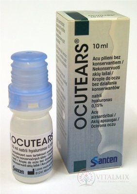 OCUTEARS očná viskoelastická instilácia 1x10 ml