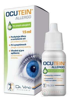 OCUTEIN ALLERGO očné kvapky pri očných alergiách 1x15 ml