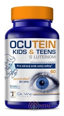 Ocutein Kids & Teens s luteínom - DA VINCI želé 1x60 ks