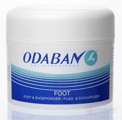 ODABAN antitranspirant FOOT puder na nohy a do topánok 1x50 g