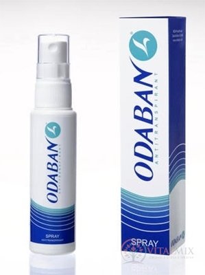 ODABAN antitranspirant spray pri nadmernom potení 1x30 ml