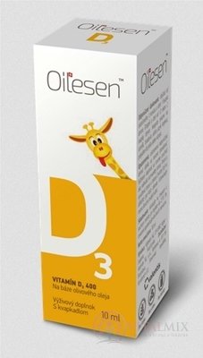 Oilesen VITAMÍN D3 400 kvapky 1x10 ml