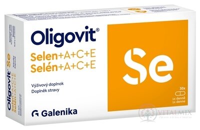 Oligovit Se cps (selén + vitamín A, C, E) 1x30 ks