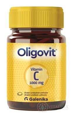 Oligovit Vitamín C 1000 mg tbl s predĺženým uvoľňovaním 1x30 ks