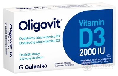 Oligovit Vitamín D3 2000 IU cps 1x60 ks