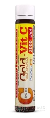 Olimp Labs GOLD-VIT C 2000 shot ampulka, príchuť citrón 1x25 ml