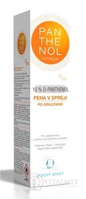 omega PANTHENOL 10% ĽADOVÝ EFEKT chladivá pena po opaľovaní v spreji 1x150 ml