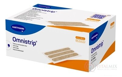 OMNISTRIP prúžky na stiahnutie rany (3x76 mm) 50x5 ks (250 ks)
