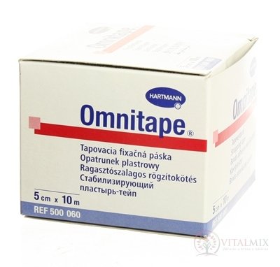 OMNITAPE páska fixačná tejpovacia (5cm x 10m) 1x1 ks