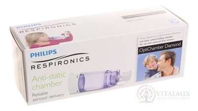 OptiChamber Diamond NÁDSTAVEC inhalačný antistatický, s ventilovým systémom, 1x1 ks