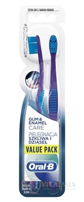 Oral-B GUM & ENAMEL Extra Soft DUO zubná kefka 1x2 ks