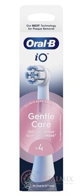 Oral-B iO GENTLE CARE White čistiace náhradné hlavice, na citlivé ďasná 1x4 ks