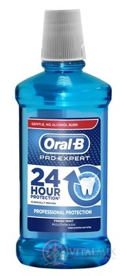 Oral-B Pro-Expert PROFESSIONAL PROTECTION ústna voda, Fresh mint, 1x500 ml
