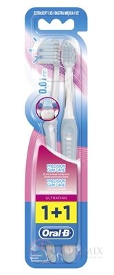 Oral-B UltraThin Precision GUM CARE XS DUO zubná kefka ExtraSoft s menšou hlavou, vlákna 0,01mm, 1x2 ks