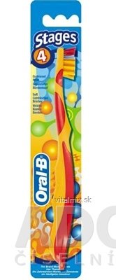 Oral-B ZK Stages 4 detská zubná kefka (od 8 rokov) 1x1 ks