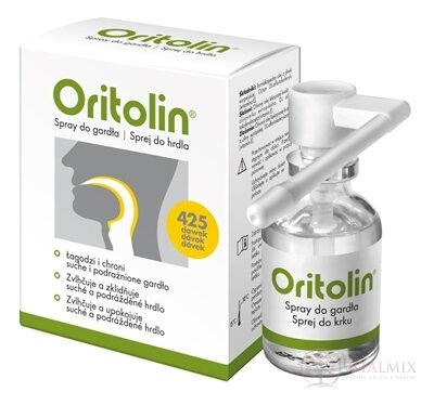 Oritolin sprej do hrdla (425 dávok) 1x30 ml