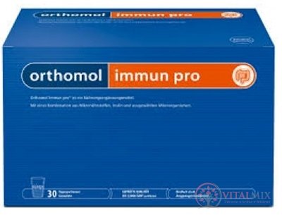 Orthomol IMMUN PRO granulát: vrecko po 2g + vrecko po 15 g, 30 denných dávok, 1x1 set