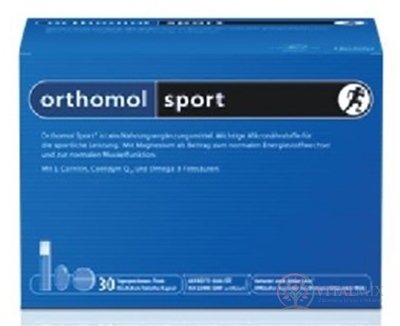 Orthomol SPORT nápoj+tabalety+kapsuly, 30 denných dávok, 1x1 set