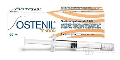 OSTENIL TENDON roztok hyaluronátu sodného 2.0% v naplnenej injekčnej striekačke (40 mg/2 ml) 1x2 ml
