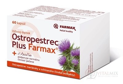 Farmax Ostropestrec Plus cps 1x60 ks