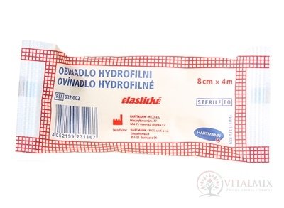 Ovínadlo hydrofilné elastické sterilné (8 cm x 4 m) 1x1 ks