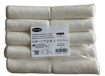 Ovínadlo hydrofilné neelastické pletené, nesterilné (12 cm x 10 m) 1x10 ks