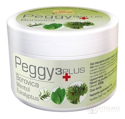 PEGGY 3PLUS Borovica gél 1x250 g