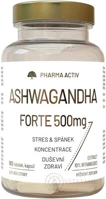 Pharma Activ ASHWAGANDHA Forte 500 mg cps 1x90 ks