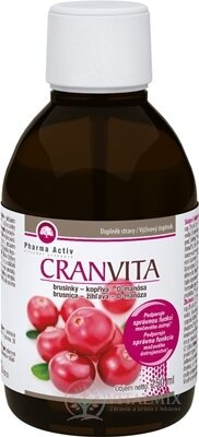 Pharma Activ CRANVITA Brusnica- Žihľava- D-manóza tekutina 1x250 ml