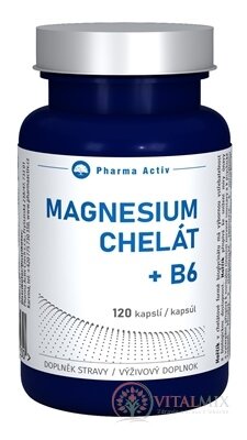 Pharma Activ MAGNESIUM Chelát + B6 cps 1x120 ks