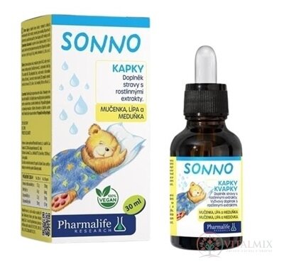 Pharmalife SONNO KVAPKY - Galenika s extraktmi z mučenky, lipy a medovky, 1x30 ml