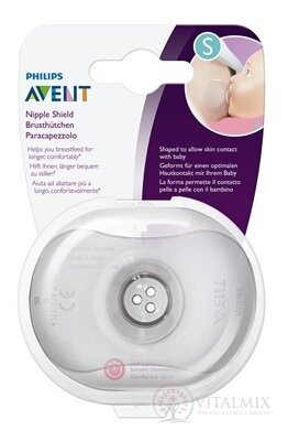 Philips AVENT CHRÁNIČE PRSNÝCH BRADAVIEK S small, so sterilizačnou krabičkou (SCF153/01) 1x2 ks