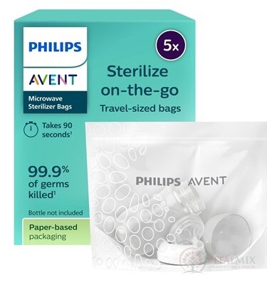 Philips AVENT VRECKÁ sterilizačné do mikrovlnnej rúry 1x5 ks