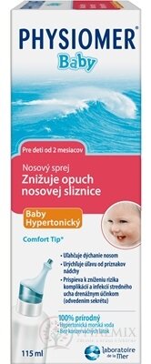 PHYSIOMER Baby Hypertonický nosový sprej s obsahom morskej vody 1x115 ml