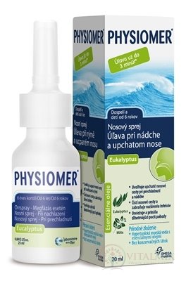 PHYSIOMER Nosový sprej Eukalyptus spr 1x20 ml
