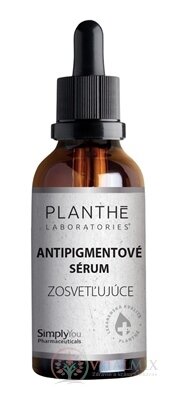 PLANTHÉ Antipigmentové sérum ZOSVETĽUJÚCE 1x30 ml