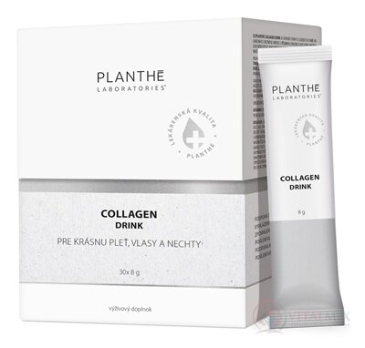 PLANTHÉ Collagen drink prášok vo vrecúškach 30x8 g