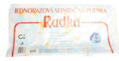 PLIENKA SEPARACNA RADKA 17X34CM jednorázová 1x1 ks