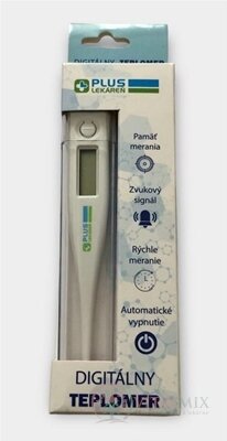 PLUS LEKÁREŇ Digitálny TEPLOMER s puzdrom 1x1 ks