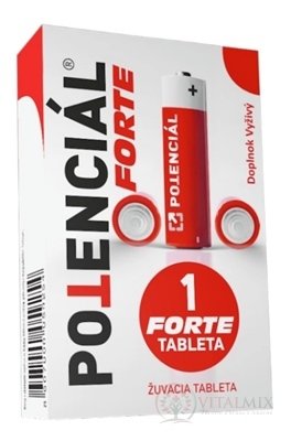 POTENCIÁL Forte žuvacia tableta 1x1 ks