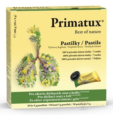 Primatux Pastilky 1x20 ks