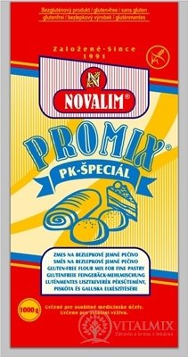 PROMIX-PK špeciál, zmes na bezlepkové jemné pečivo bez mlieka, laktózy a sóje 1x1000 g