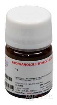 Propranololi hydrochloridum - FAGRON v liekovke širokohrdlej 1x5 g