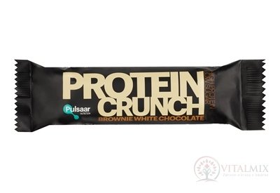Pulsaar PROTEIN CRUNCH Brownie White Chocolate proteínová tyčinka s príchuťou brownie, biela čokoláda 1x55 g