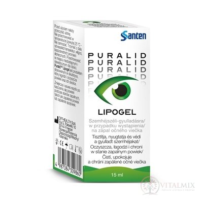 PURALID LIPOGEL oftalmologický gél 1x15 ml